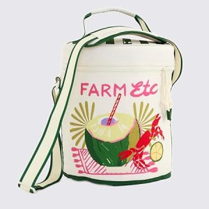 COOLER FARM FAROFA LENÇO COMIDA DE PRAIA 14 L TÉRMICO