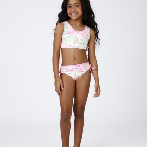 Biquini Cropped Kids Antonela Piabinha Siri Kids Uv Rosa