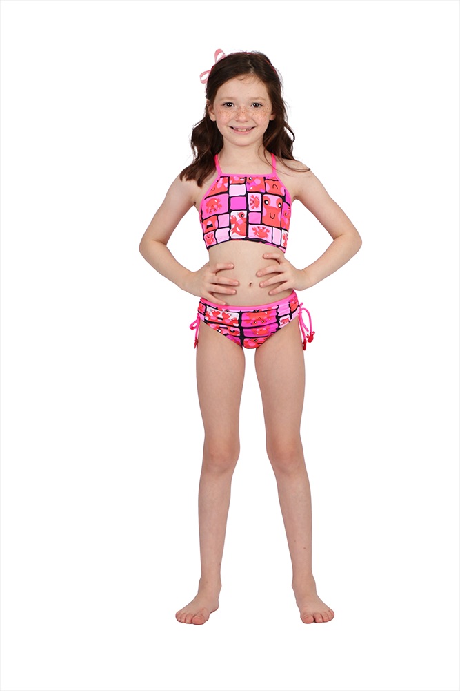 BIQUINI CROPPED INFANTIL JUVENIL SIRI KIDS UV